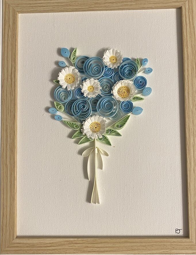 BOUQUET MARGUERITES QUILLING BOUQUET MARGUERITES