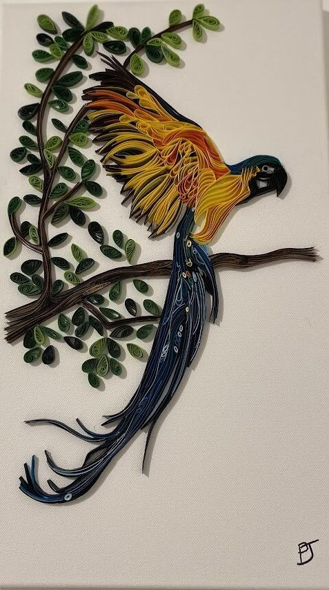PERROQUET QUILLING PERROQUET