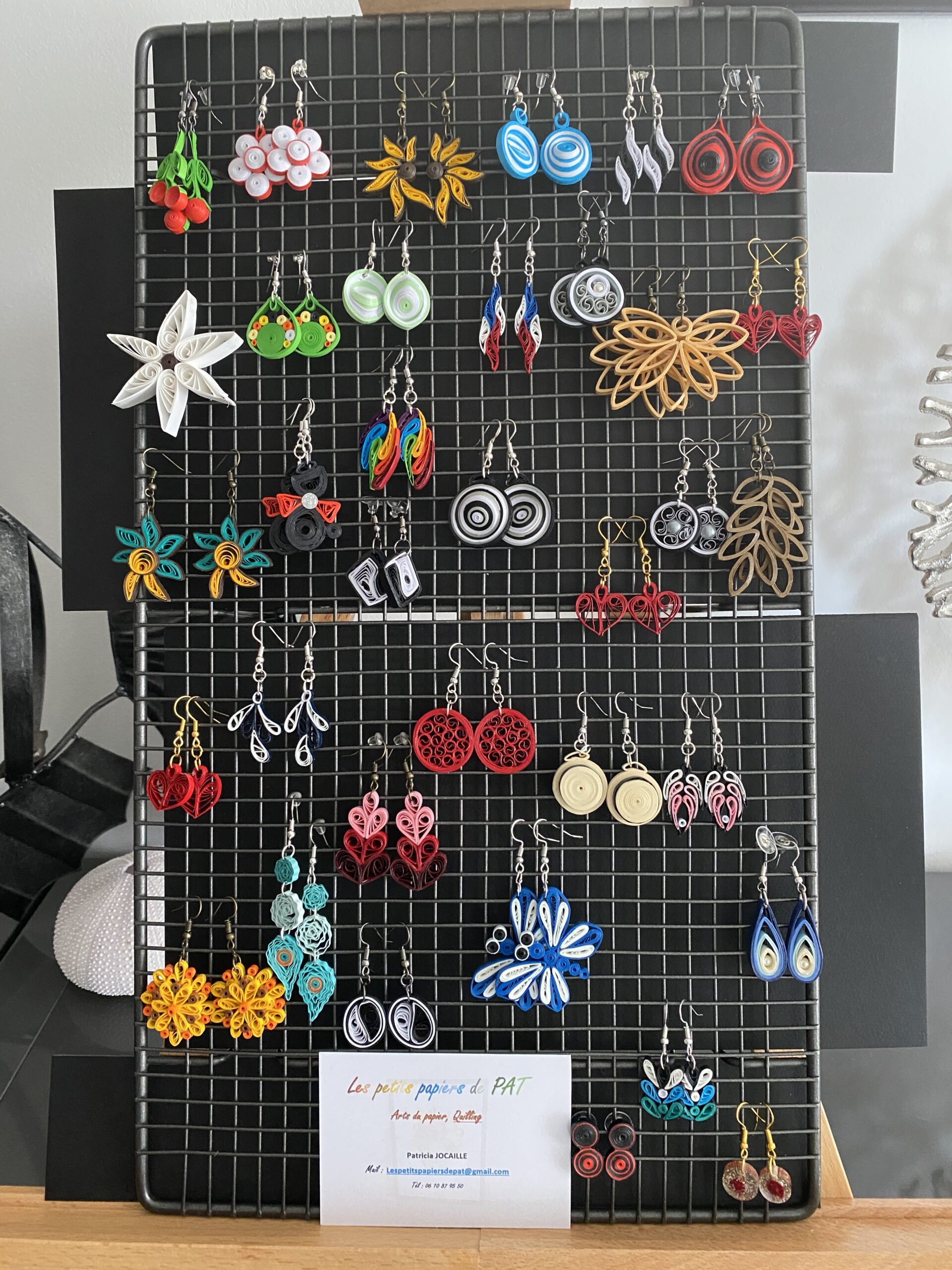 Présentoir boucles