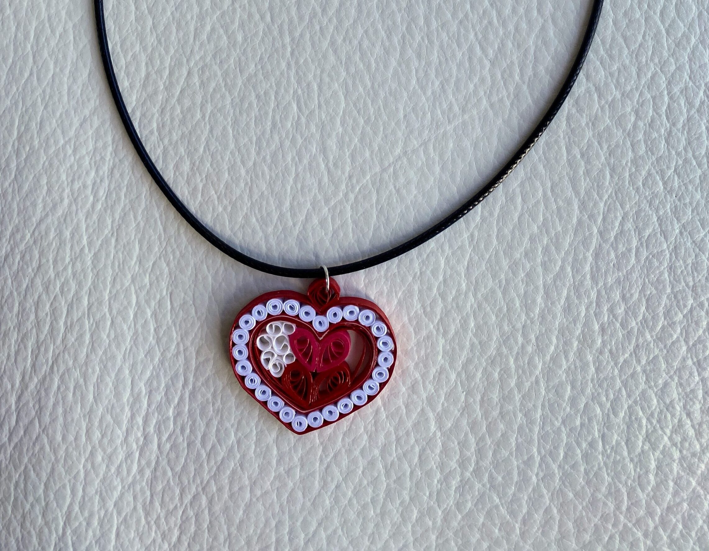 COLLIER COEUR QUILLING COLLIER COEUR