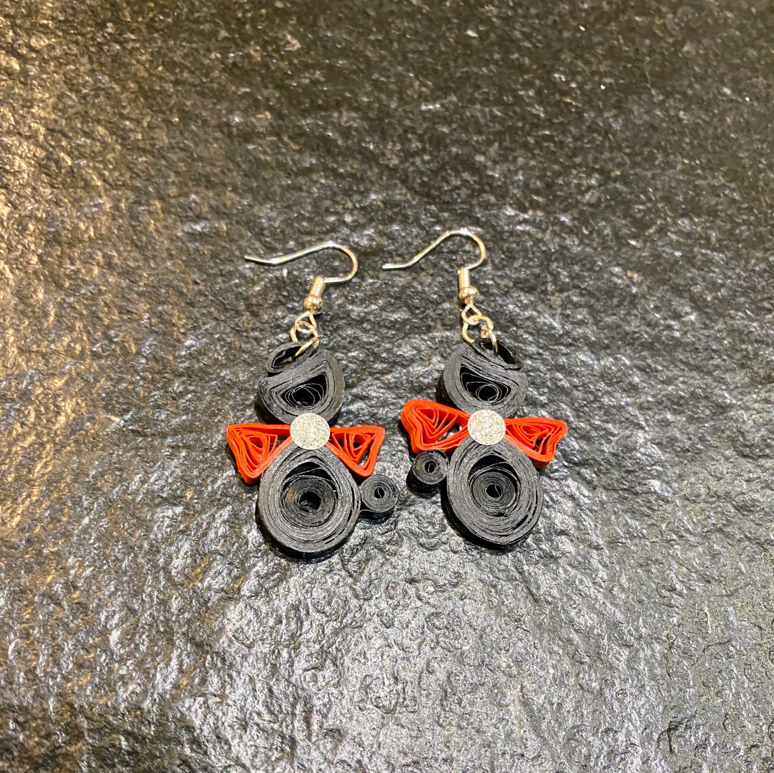 BOUCLES CHATS NOIRS QUILLING BOUCLES CHATS NOIRS