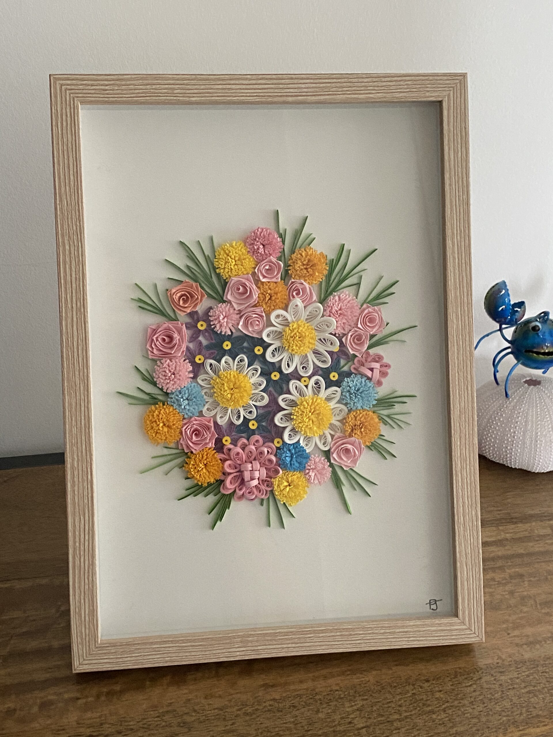 BOUQUET PRINTANIER QUILLING BOUQUET PRINTANIER