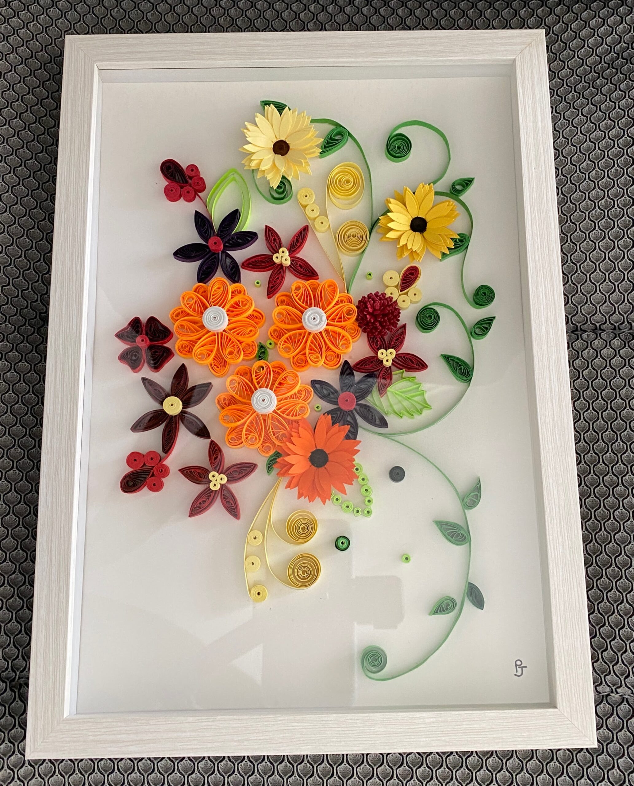 BOUQUET PRINTANIER (2) QUILLING BOUQET