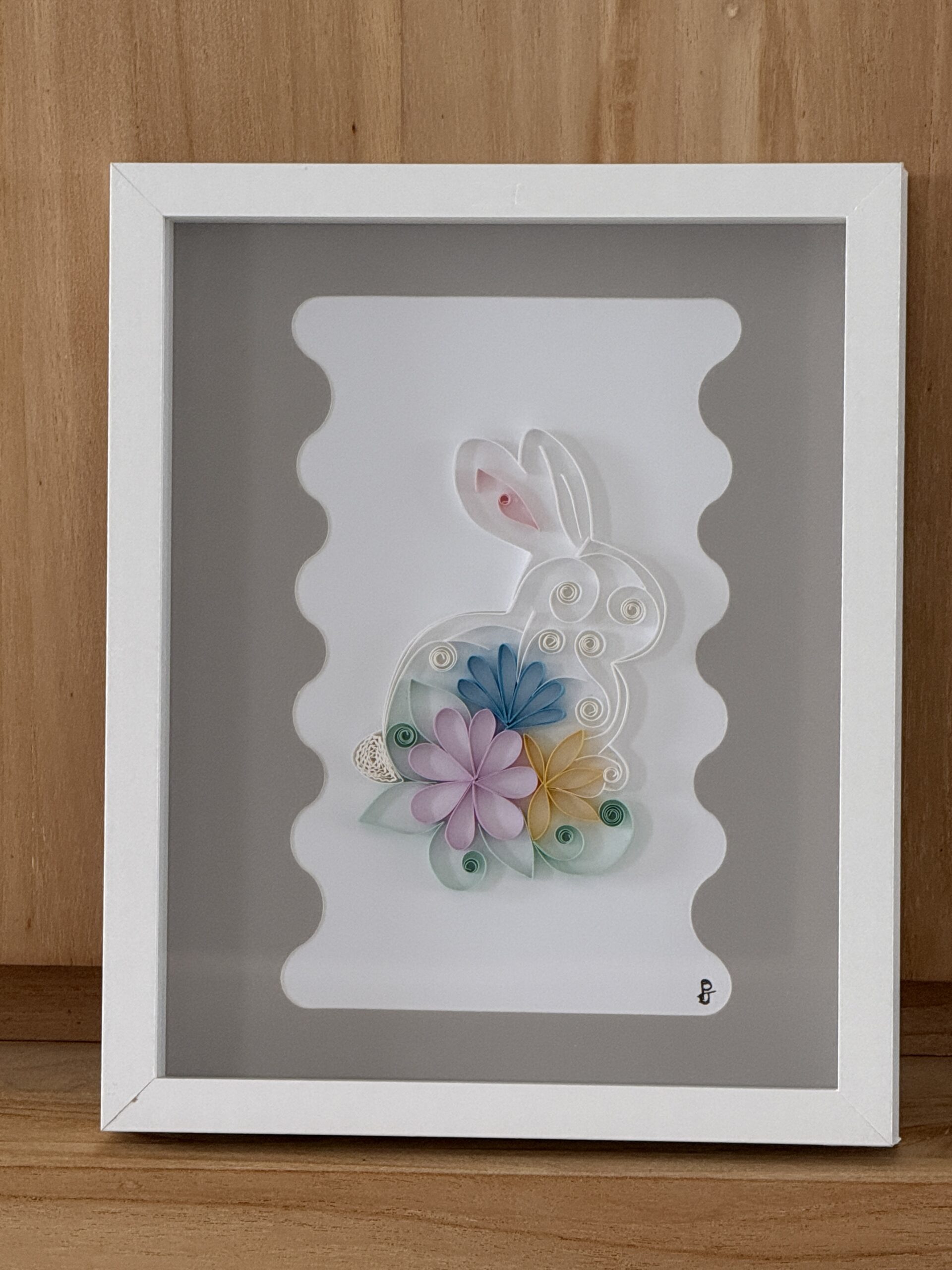 LAPIN A PERSONNALISER QUILLING LAPIN PERSONNALISER