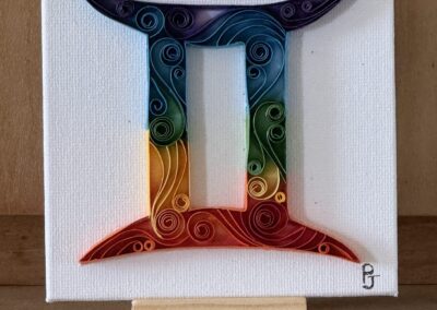 QUILLING SIGNE ASTROLOGIQUE GEMEAUX