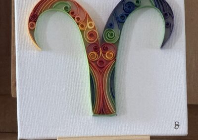 QUILLING SIGNE ASTROLOGIQUE BELIER