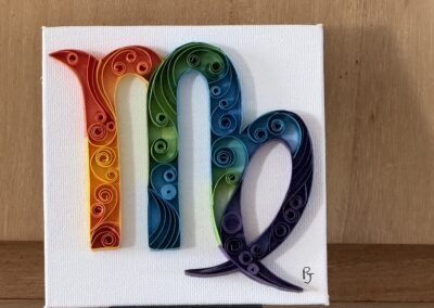 QUILLING SIGNE ASTROLOGIQUE VIERGE