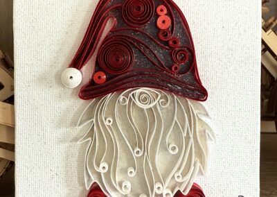 QUILLING NOEL GNOME ROUGE
