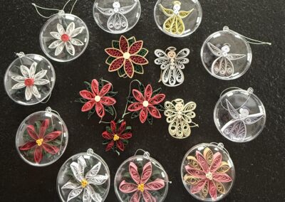 QUILLING DECORATIONS DE NOEL